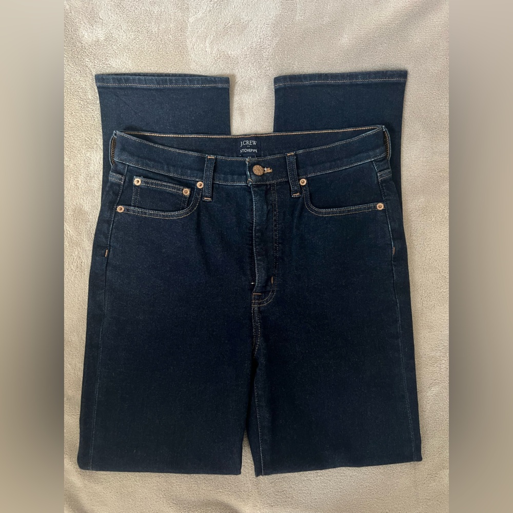 J. Crew Women's Deep Indigo Stovepipe Jeans size27